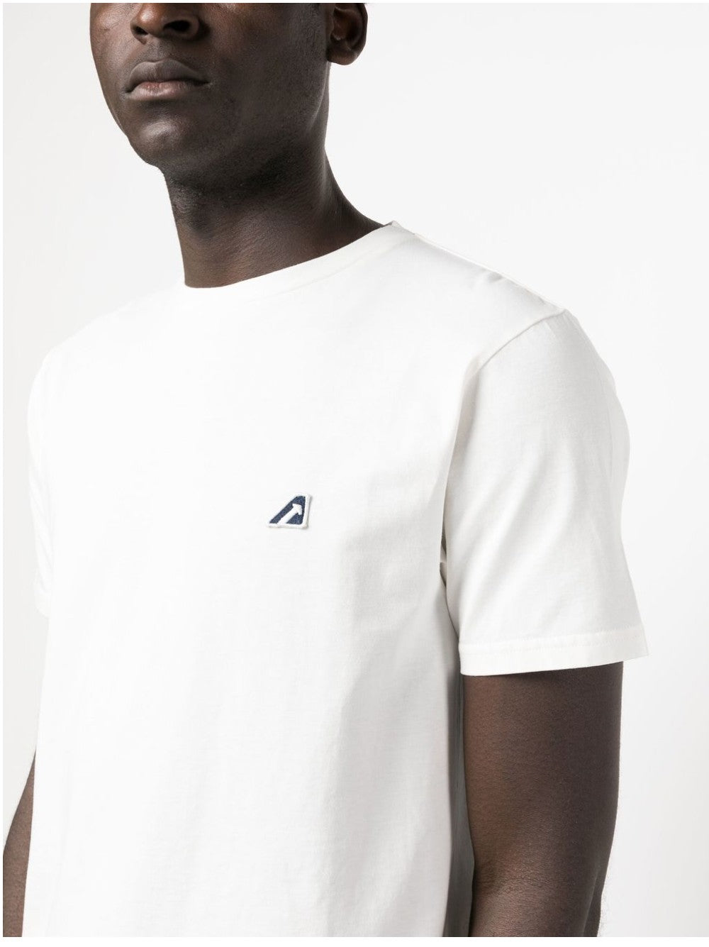 Autry T-SHIRT CON LOGO RICAMATO Bianco