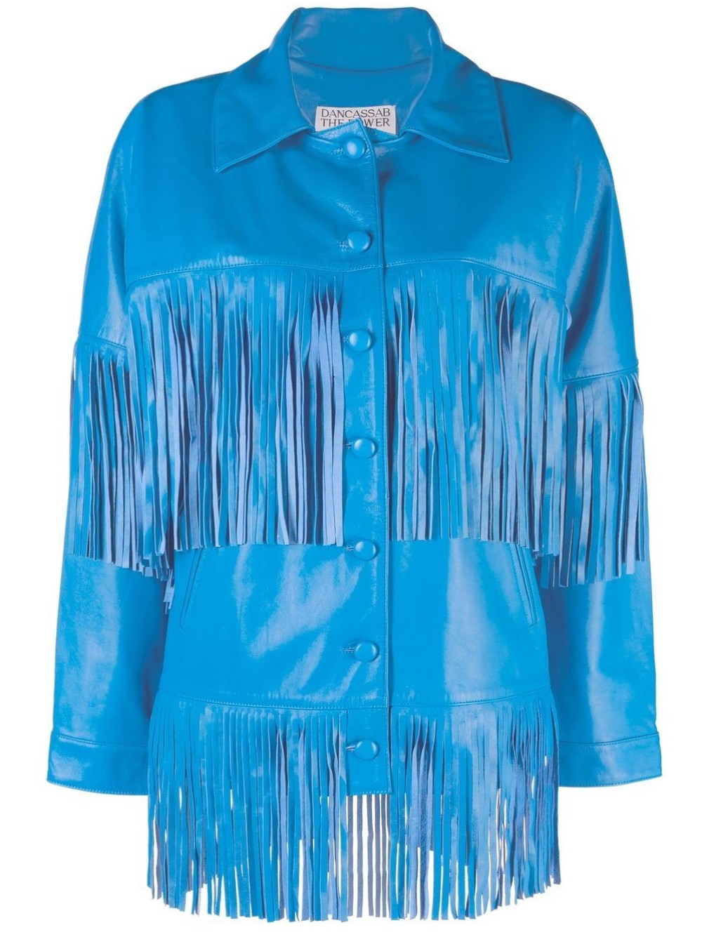 Jacket with fringes