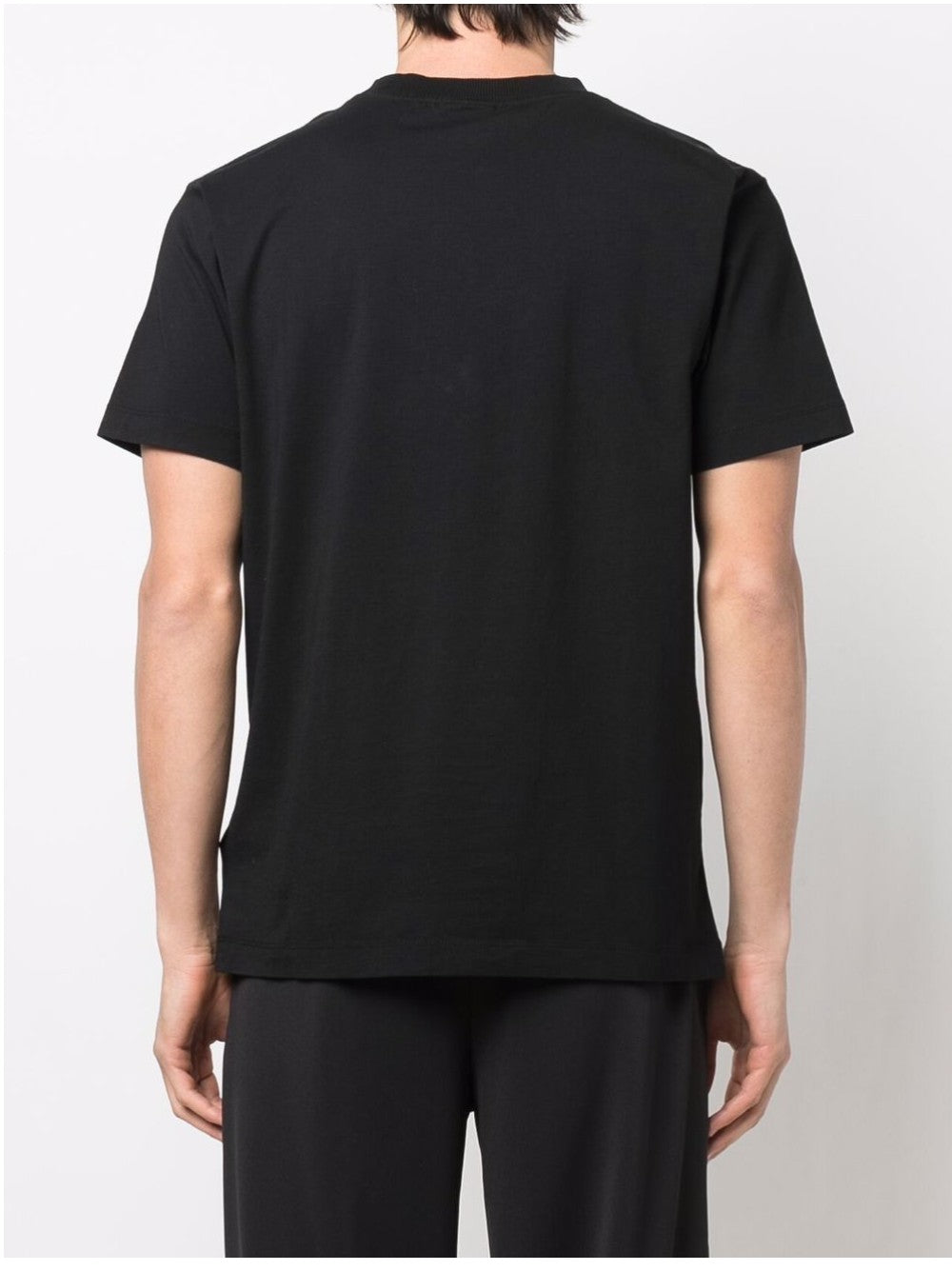 Marcelo Burlon T-SHIRT CON LOGO RICAMATO Nero