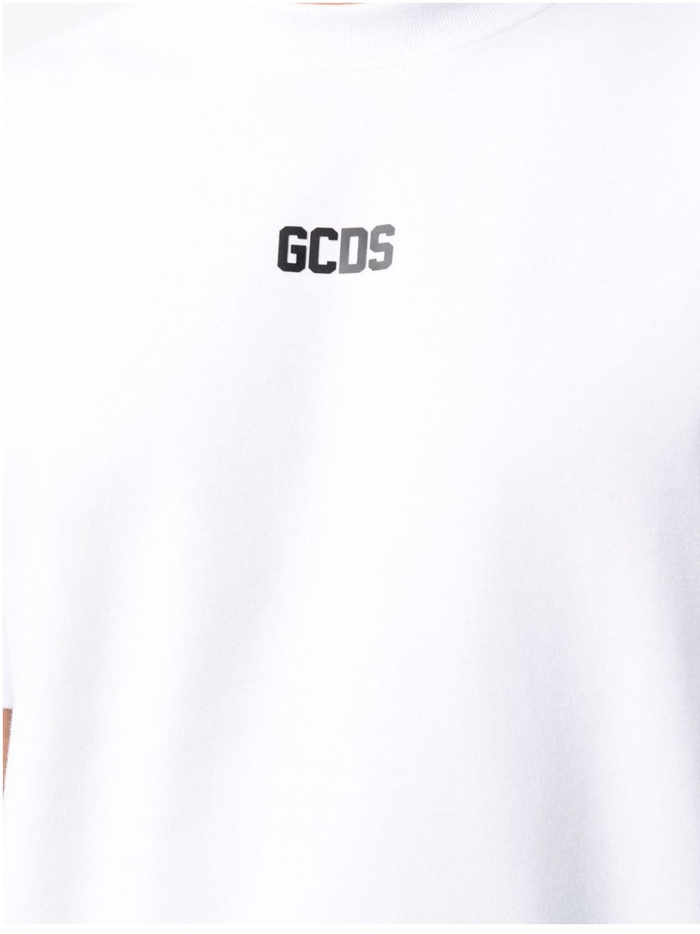 Gcds T-SHIRT CON STAMPA MINI LOGO Bianco