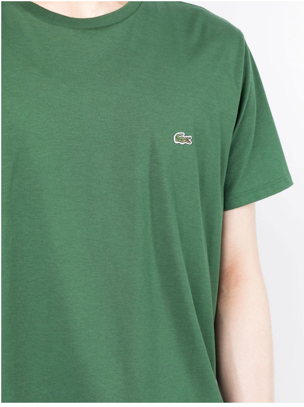 Lacoste T-SHIRT CON RICAMO LOGO Verde