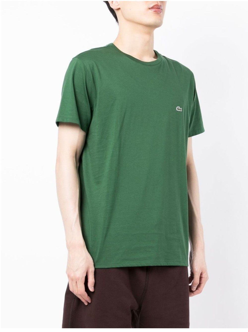 Lacoste T-SHIRT CON RICAMO LOGO Verde