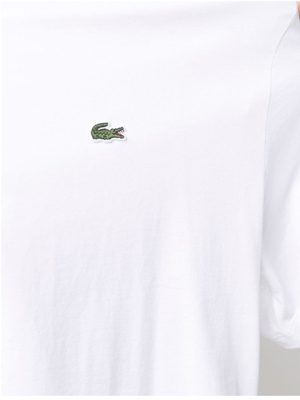 Lacoste T-SHIRT WITH LOGO APPLICATION White