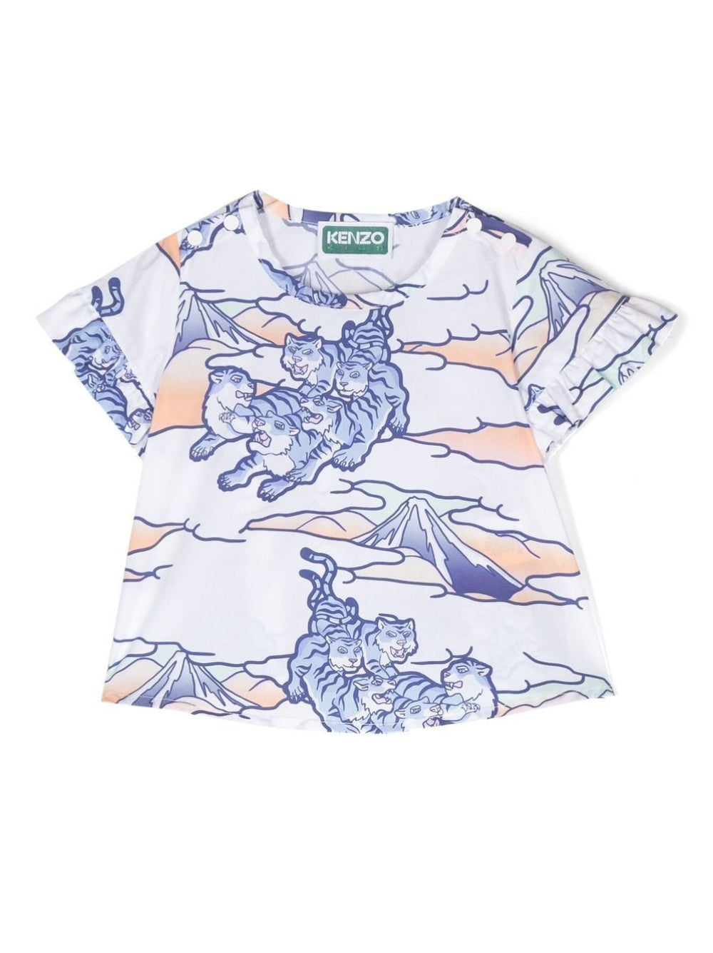 T-SHIRT TIGER ON MOUNTAIN