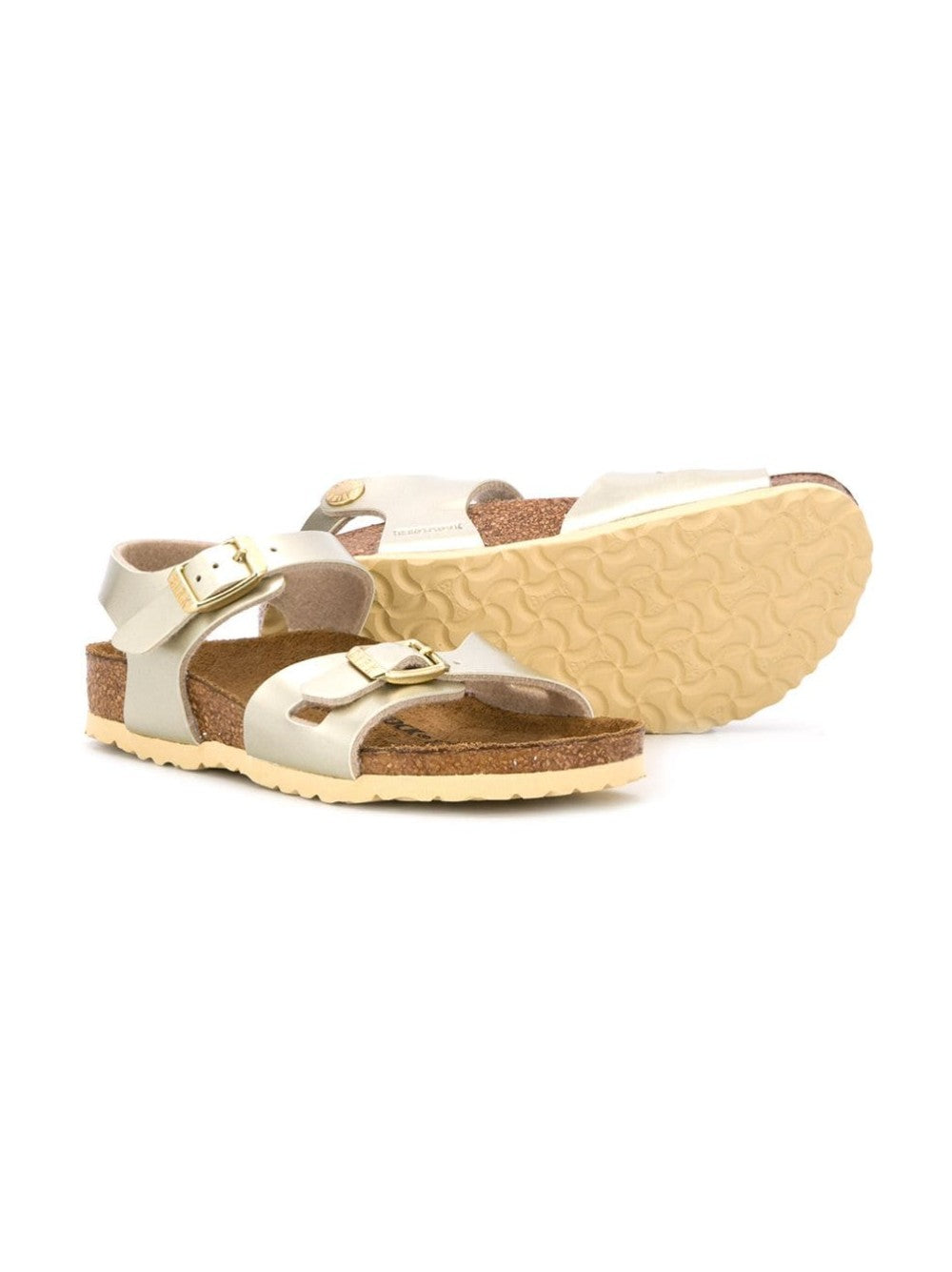 Birkenstock SANDALO RIO BIRKO-FLOR Oro