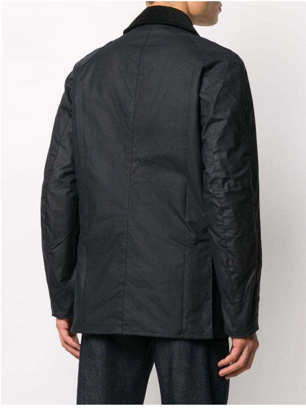 Barbour GIACCA CERATA ASHBY Blu