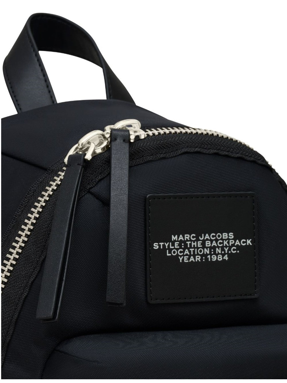 "Marc Jacobs Zaino "THE BIKER NYLON MEDIUM BACKPACK" Nero"