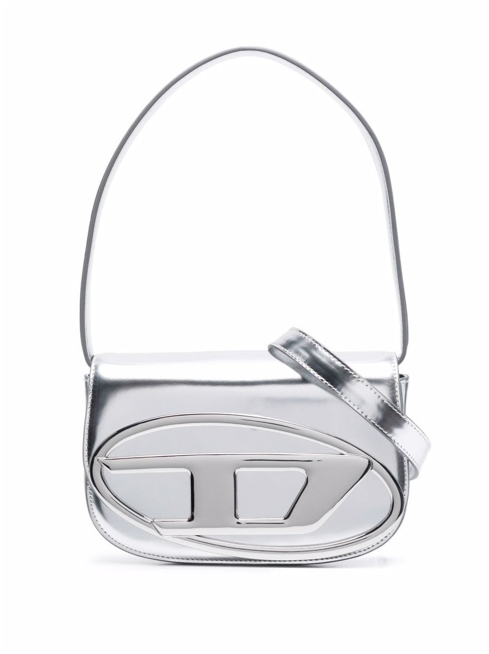 "Diesel BORSA "1DR METAL" Argento"