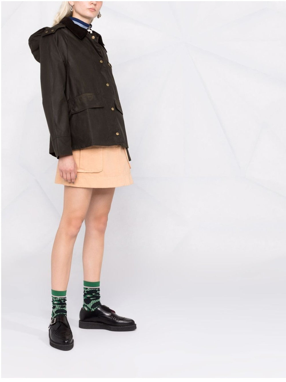 "Barbour GIUBBINO "BEADNELL" MEDIO Verde"