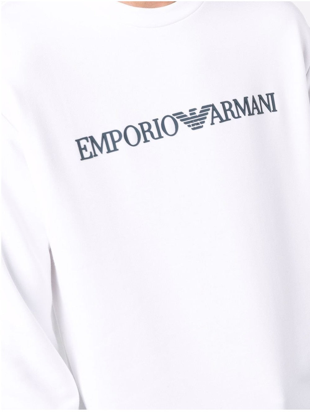 Emporio Armani FELPA CON LOGO Bianco