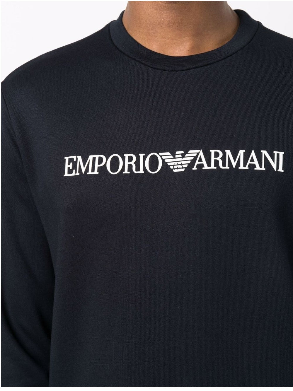 Emporio Armani FELPA CON LOGO Blu