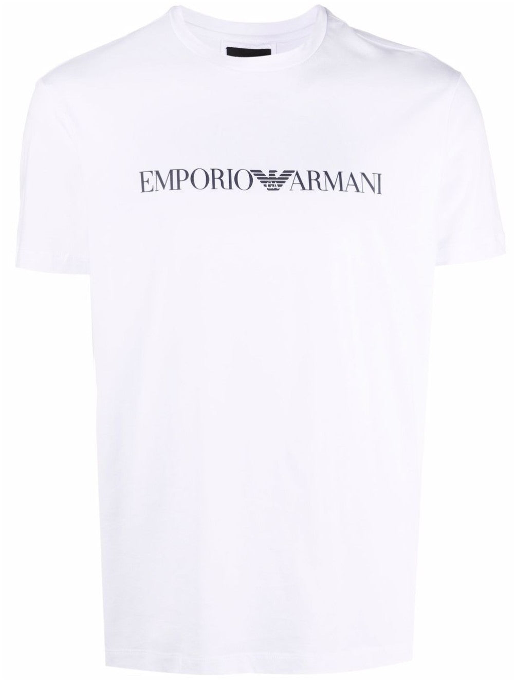 Emporio Armani T-SHIRT CON LOGO  A CONTRASTO Bianco