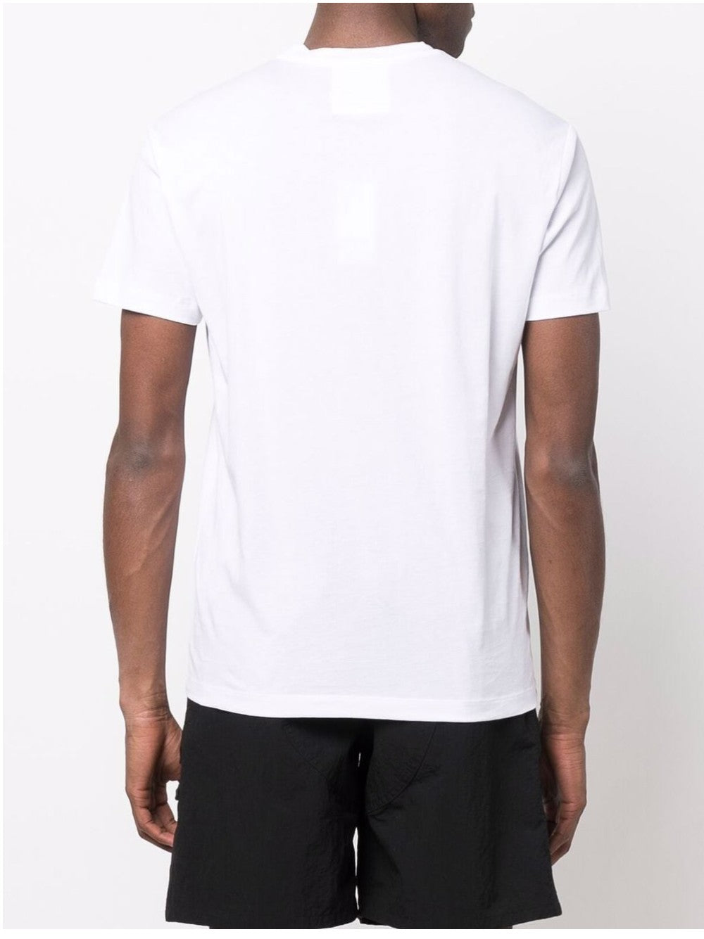 Emporio Armani T-SHIRT CON LOGO  A CONTRASTO Bianco