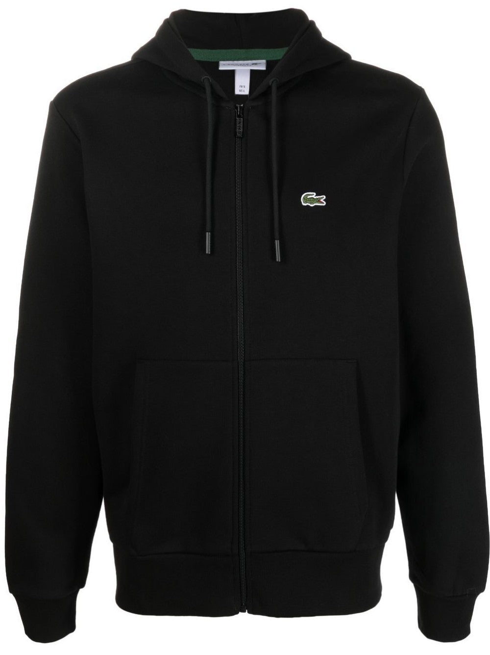 Lacoste FELPA CON LOGO RICAMATO Nero